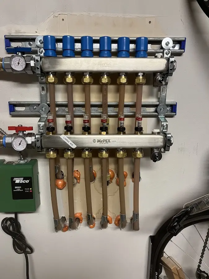 Plumber performing Gas Leak Detection at a residential property in Bithlo